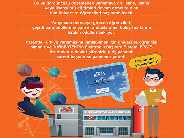 Patentle Türkiye - 4. Üniversiteler Patent Yarışması Başladı